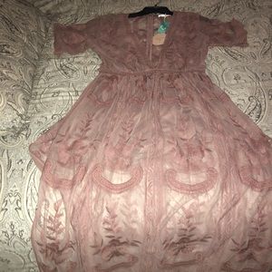 Long beautiful dress lavender